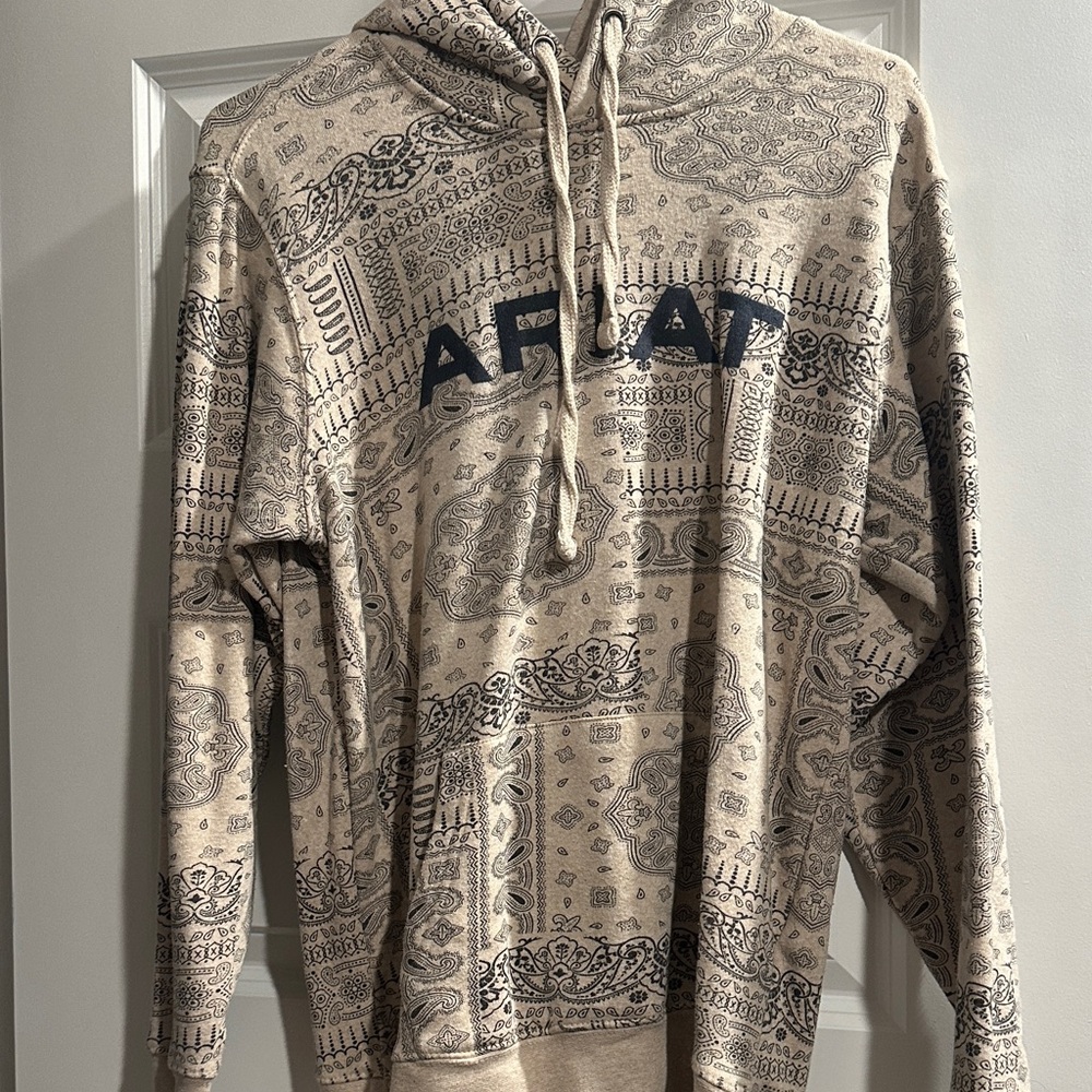 Beige Patterned Ariat Women’s Hoodie